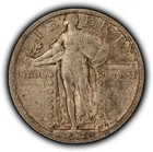 1917-S 25c Standing Liberty Quarter Luster - Type 2 -Original XF+ - VIDEO -Y6382