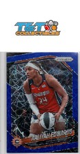 Aaliyah Edwards 2025 Panini Prizm WNBA Blue Velocity #94 Connecticut Sun