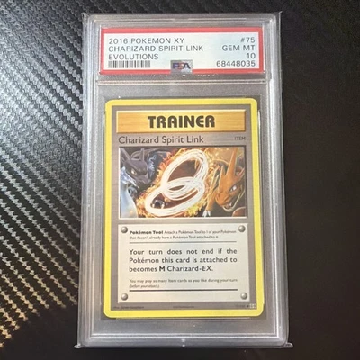 pokemon card trainer charizard spirit link Pokemon Charizard Spirit Link 75/108 (LOT OF 2) XY Evolutions, TCG NM –  CardboardandCoins.com