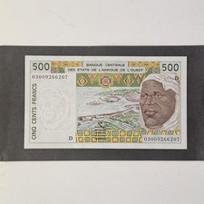 WEST AFRICAN STATES, Mali 500 Francs Banknote 2003 P410Dn UNC (Lot #2016)
