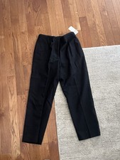 NEW Vintage PENDLETON High Rise Black Wool Trousers Pants Sz 14 P Straight Lined