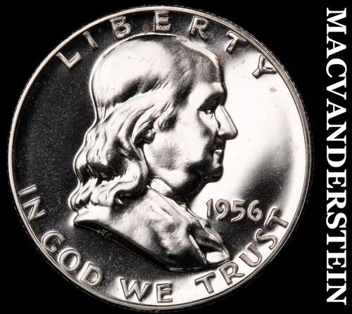 1956 Franklin Half Dollar- Silver- Choice Gem Proof Luster #J2762