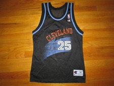 MARK PRICE Vtg 1990's 1994-97 CLEVELAND CAVALIERS Cavs Champion Jersey Sz 40 USA