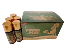 Power Plus Drink Liquid Male Sexual Enhancement Longer Stronger Pack of 5 Bottle