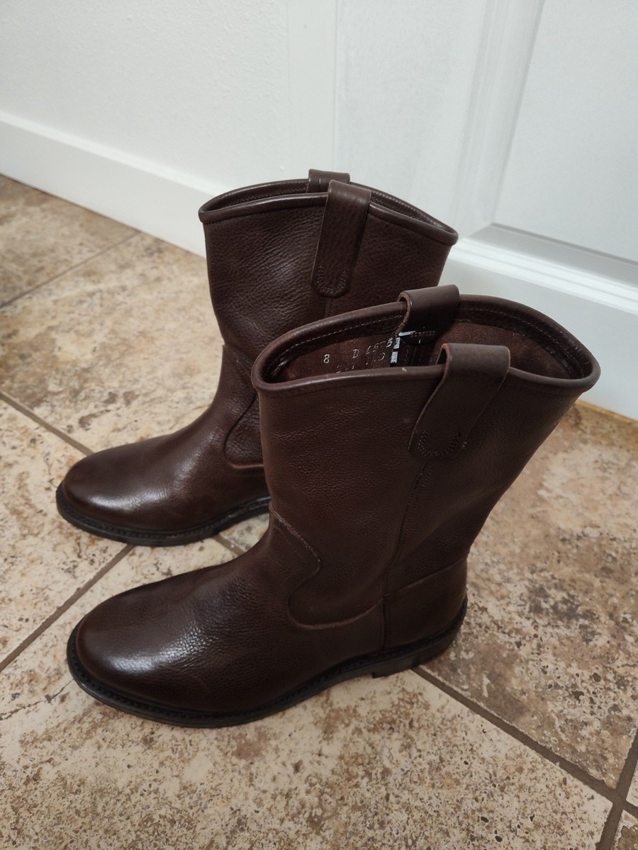 Allen Edmonds Dallas Roper Boots 8 D Dark Brown Leather | eBay