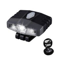 Clip on Cap Light LED Hands Free Rechargeable Waterproof Mini Hat Light