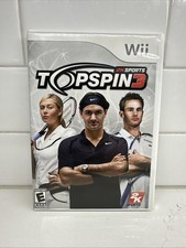 Top Spin 3 Nintendo Wii 2008 With Manual Tested Working 2K Sports Federer ￼