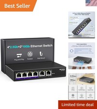 10Gbe Ethernet Switch Unmanaged with 2 x 10Gb...