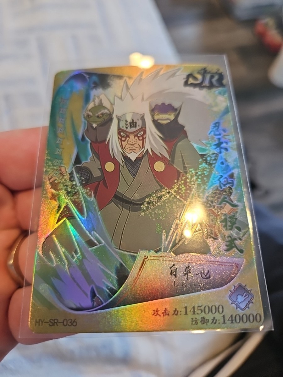 Naruto SR Rare Jiraiya Collector SR-036 Holo Foil | eBay