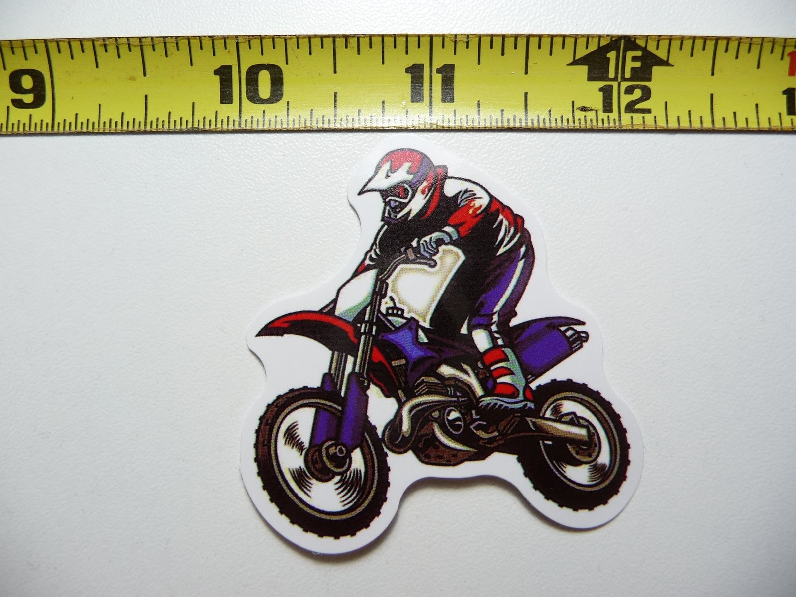 Motorcycle Jump Landing Sticker Decal for Bike Riding Enthusiasts