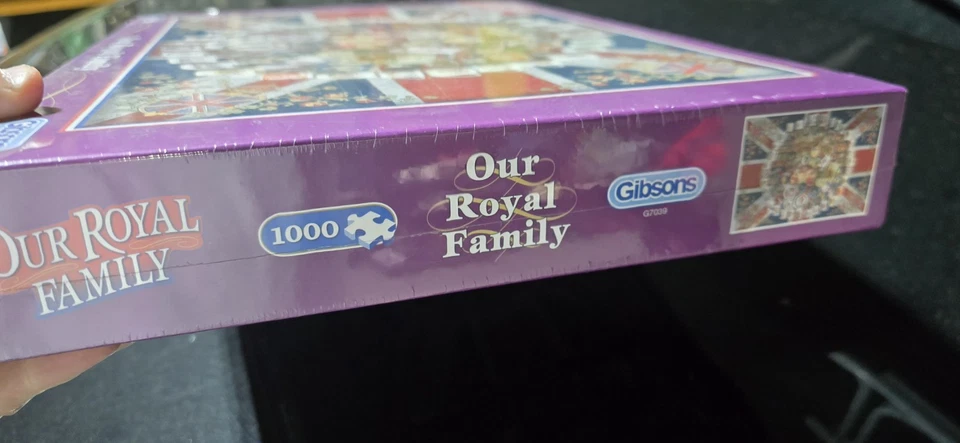 Gibsons 1000 Piece Jigsaw Puzzle Our Royal Family New And Sealed 60th Coronation - Image 3 of 4