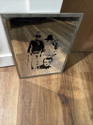 Vintage John Wayne Carnival  Mirror 16 ''x12