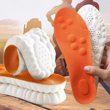 Massage Shock-Absorbing Insoles PU slow rebound  gene fiber 35-46