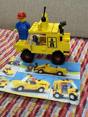 Vintage Lego 6521 Emergency Repair Truck Complete W/ Instructions
