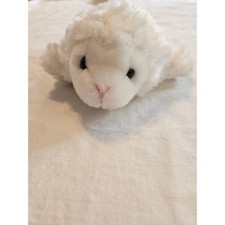 Dan Dee Choice Cream Fluffy Lamb Hand Puppet Plush Stuffed Animal Toy Vintage