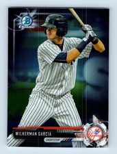 2017 Bowman Chrome Prospects Wilkerman Garcia New York Yankees #BCP147