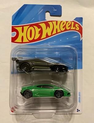 2025 Hot Wheels 2-Pack Aston Martin Vulcan Black & Lamborghini Huracan Green  