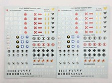 Warhammer 40K Space Marine Decals Space Marines Decal Transfer Sheets 2 
