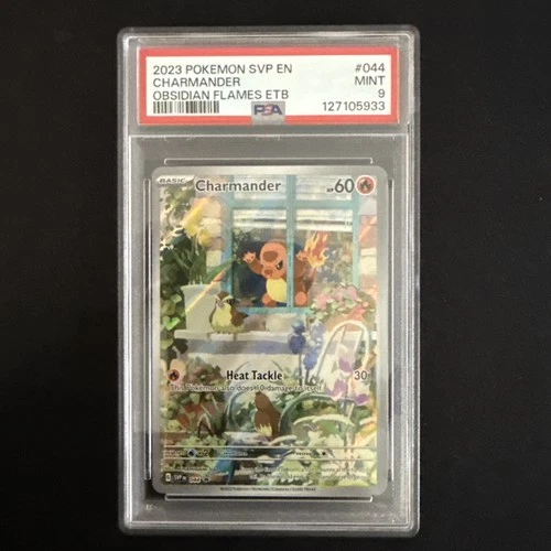 2023 Pokemon SVP Charmander Obsidian Flames ETB PSA 9 MINT