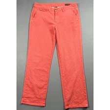 JAG Jeans Classic Fit Womens Size 10 Coral Red Casual Pants Trousers