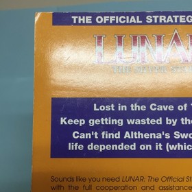LUNAR The Silver Star Official Game Strategy Guide Book Sega CD