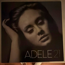 Adele 21 XL Recordings 12" Black Vinyl LP Record Pop Cardboard Sleeve