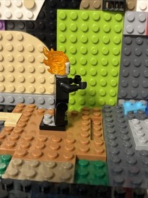Lego Ghost Rider Minifigure Johnathon Johnny Blaze 76058 DH19