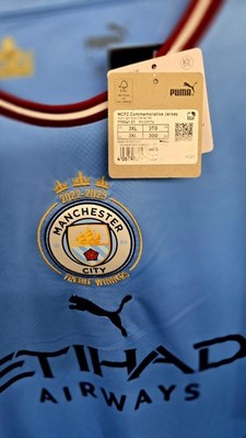 2022/23 Puma Manchester City #9 HAALAND ULTRAWEAVE Treble Winner