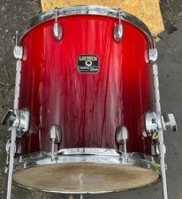 14" Gretsch Catalina Maple Floor Tom Drum Red