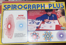 Vintage Kenner SPIROGRAPH PLUS Design Toy 14210 Creative Learning w Box