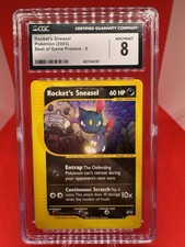 Rocket's Sneasel Promo #5 2003 Pokemon Best Of Game Promos CGC 8 MINT/NM on eBay