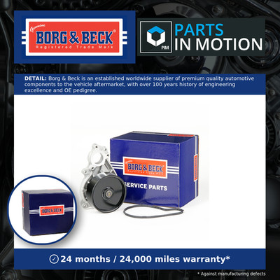 Water Pump fits MINI COOPER F55, F56 1.5 2013 on Coolant B&B 11518631940 Quality