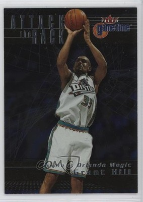 2000-01 Fleer Game Time Attack The Rack Grant Hill #14AR HOF 10jc