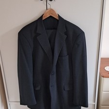 Ciro Citterio Navy Wool Twill 2 Piece Suit Jacket & Trousers Size 44