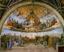 UNIQUE print picture ADORATION OF THE EUCHARIST VINTAGE poster print Home Decor