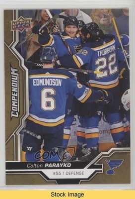 2018-19 Upper Deck Compendium Gold Colton Parayko #335 READ p0r