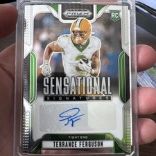 2025 Prizm Draft Picks Sensational Signatures Auto Terrance Ferguson  RC Rams