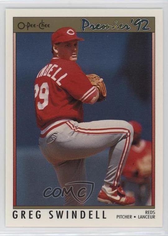 1992 O-Pee-Chee Premier Greg Swindell #44 0z3d