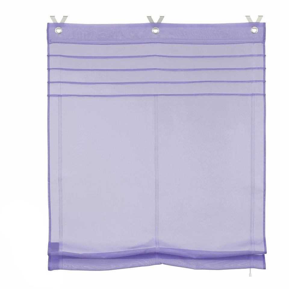 Raffrollo mit Ösen Dimout für Küche 120x140cm Einbauset - Bild 3 von 4