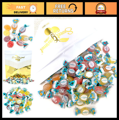 Sugar-Free Italian Assorted Fruit Jellies | Individually Wrapped | 3 lbs Treats