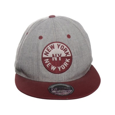 Kbethos, Baseball-Mütze, Größe: ONE SIZE, Grau/Rot, Unisex (Erwachsene) #WXX