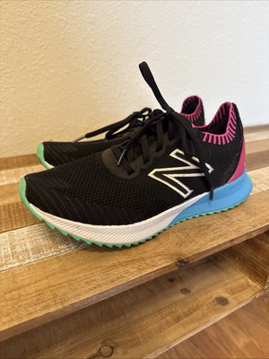 Size 9 - New Balance FuelCell Echo Black White Pink Blue Green 2019 WFCECSB