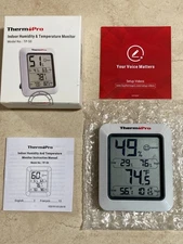TP-50 Digital Hygrometer Indoor Thermometer and Humidity Gauge - Free Shipping