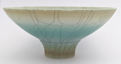 DAVID JAMES BLANCO ESTUDIO CERÁMICA PORCELANA CUENCO CON PATAS 19,4CM - Imagen 4 de 9