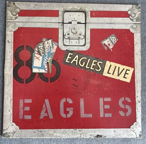 Eagles Live 1980 Vinyl 2LP Asylum BB-705, Vintage Record