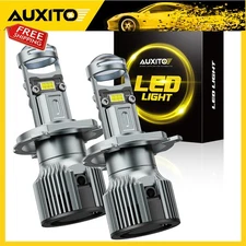 2X H7 LED Headlight Bulbs High Low Beam Super White Bright 6000K Conversion Kit