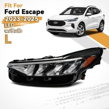 Full Led Headlight For 2023-2025 Ford Escape Wbulb Wblack Housing Driver Side