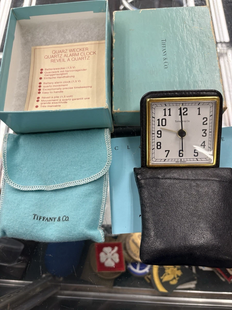 tiffany travel alarm clock products for sale | eBay