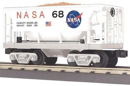 MTH Rail King Trains NASA Railroad Ore Car With Load 30-75560 Works With Lionel