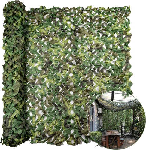 3 x 5m Camping Camouflage Netting Military Camo Sunshade Mesh Hunting Car Cover - Picture 2 of 12